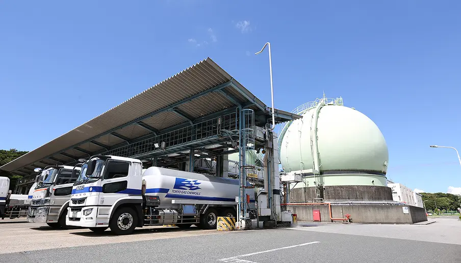 液化窒素・液化酸素・液化アルゴンの設備イメージ画像